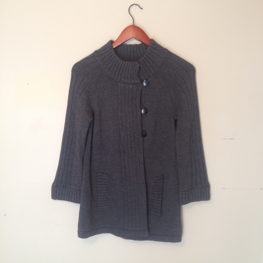 Banana Republic Grey Cardigan